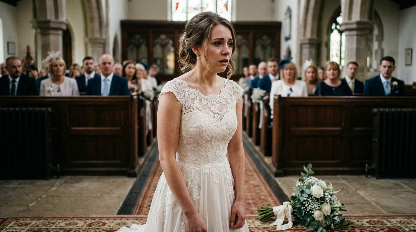 The entire wedding stopped when my fiancé's hidden child ran down the aisle.