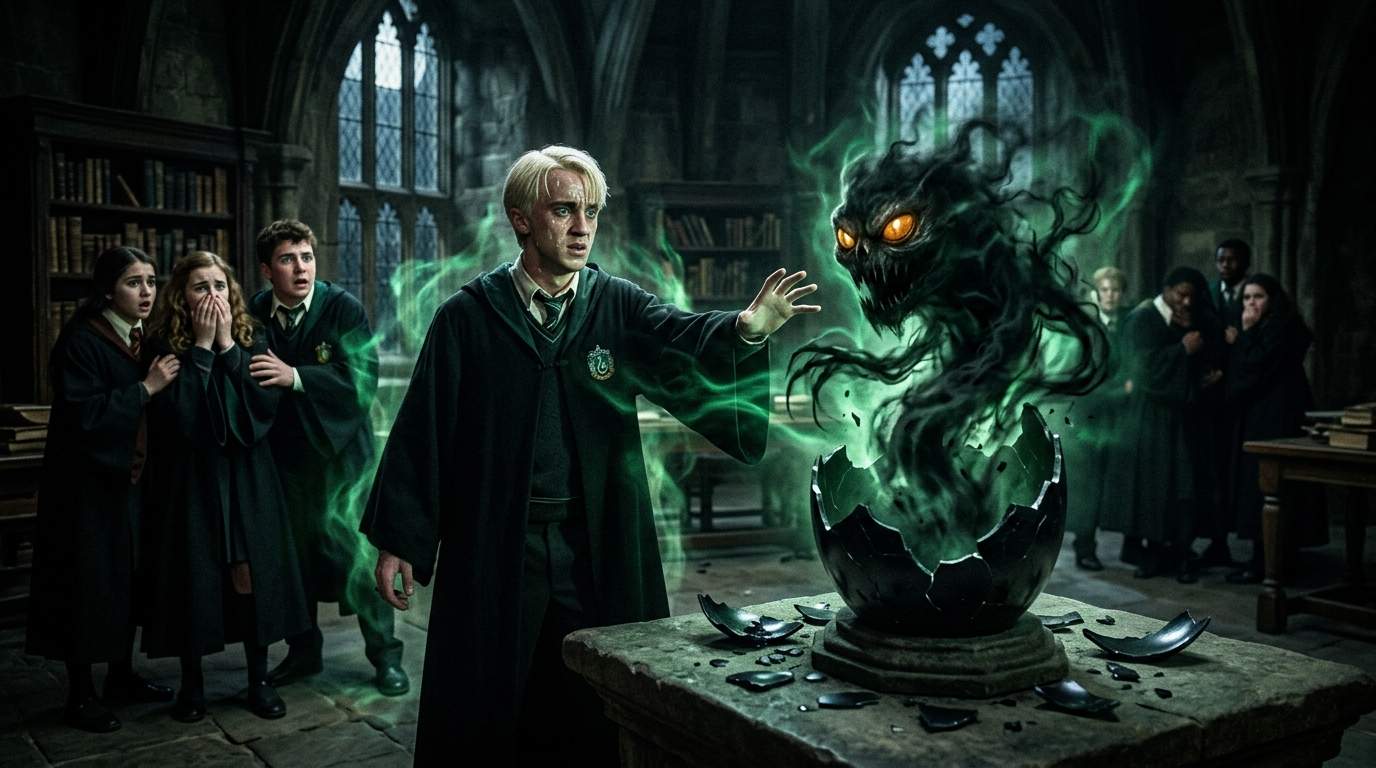 Hogwarts Shakes: Slytherin Heir's Forbidden Ritual Unearths Family's Ancient Curse