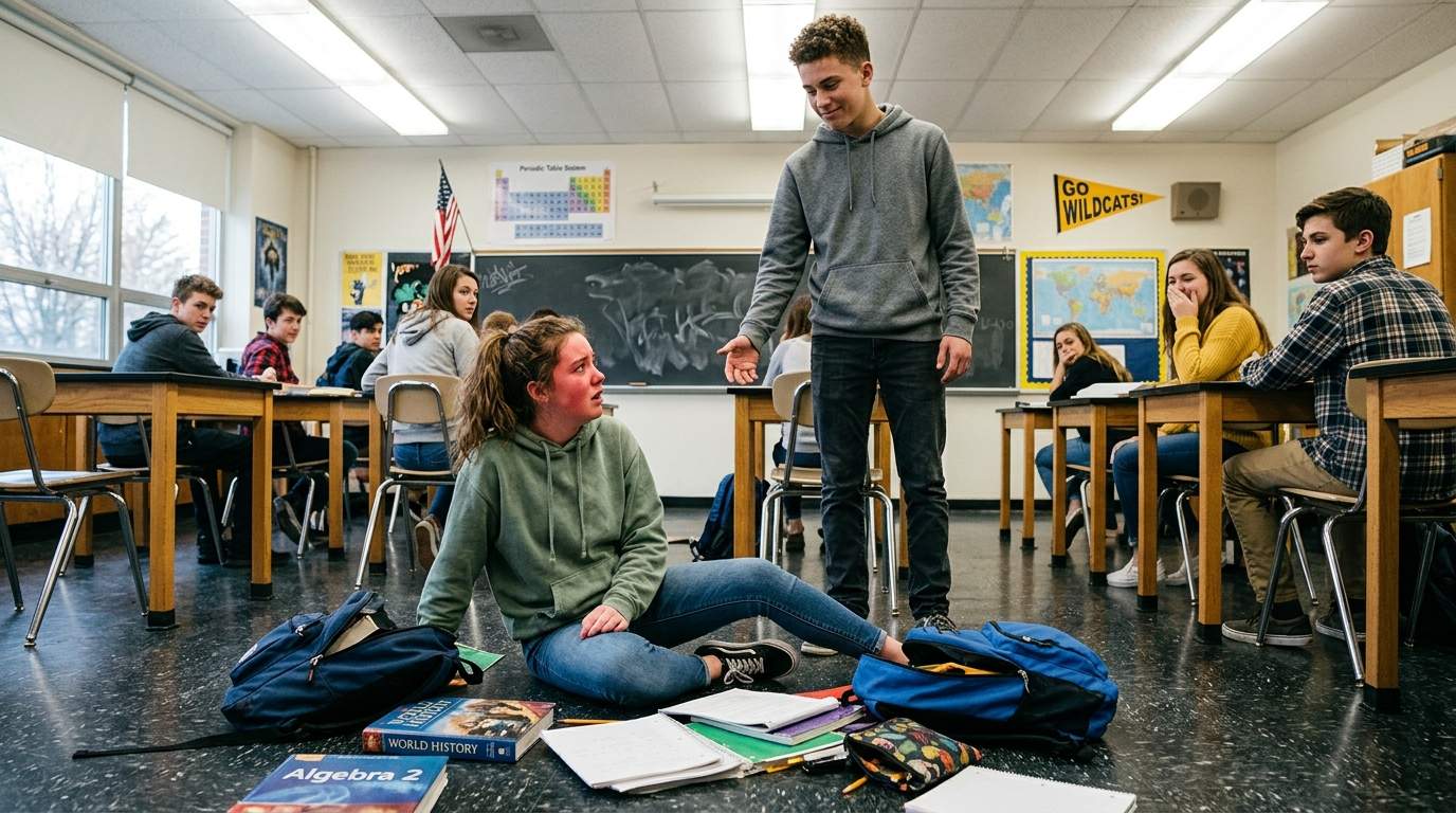 The day my 'friend' pulled the chair out from under me.