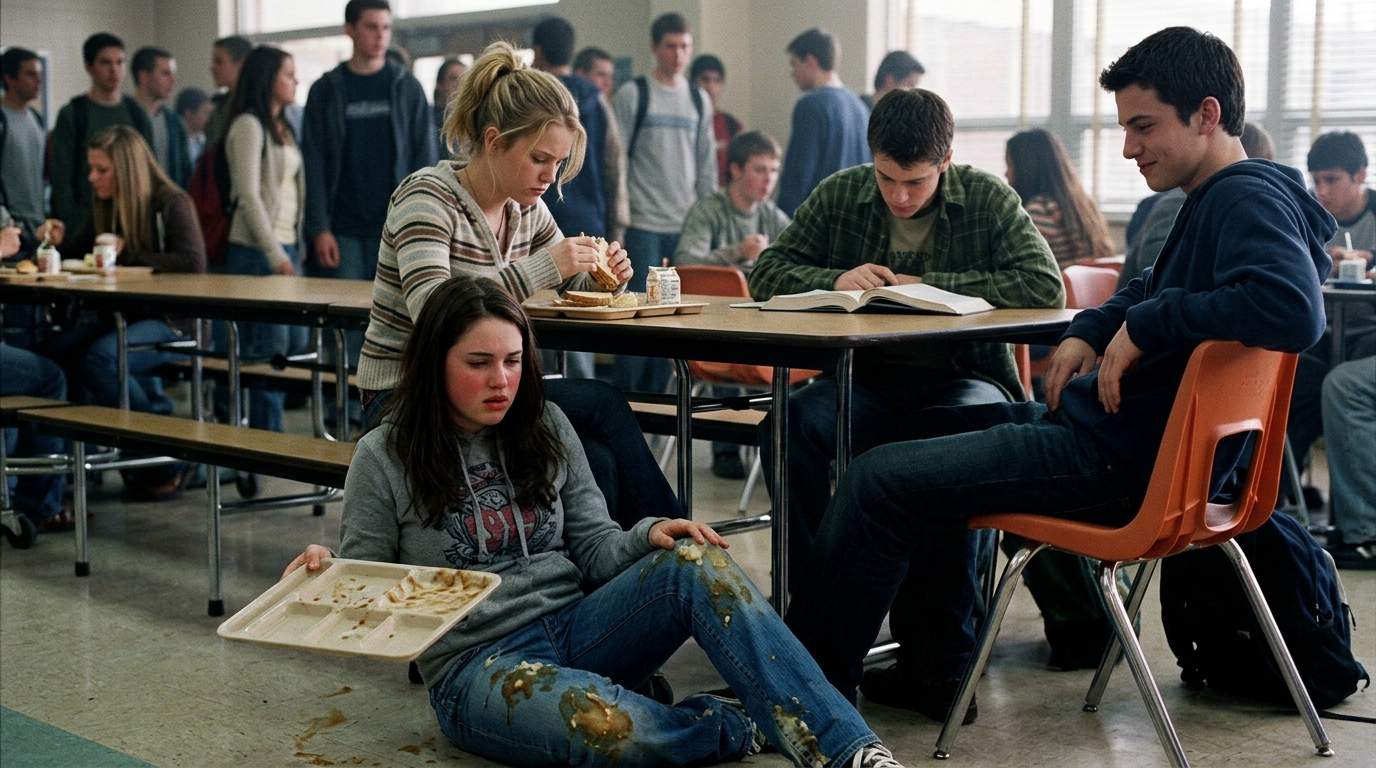 I still feel the hard floor after that cafeteria chair.