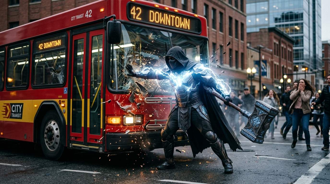Superhero Descent: Urban Legend Comes to Life as 