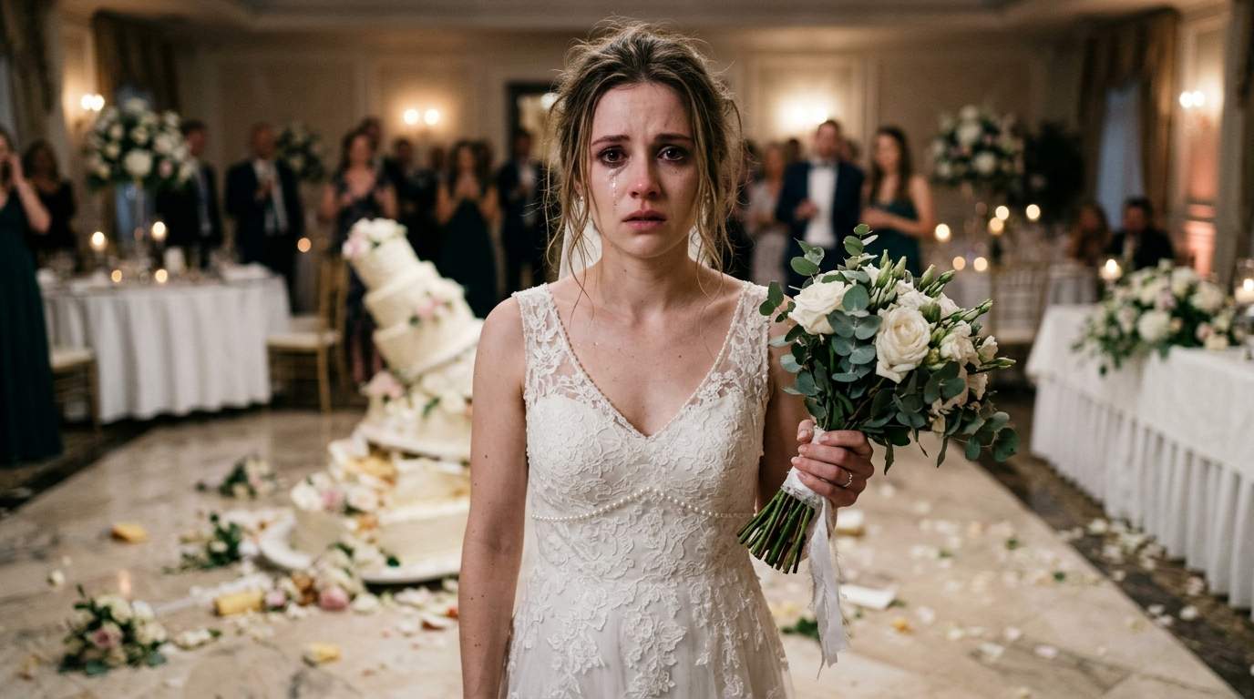I watched the wedding cake crash, but the shocking secret my fiancé's best man screamed out next stopped my heart.