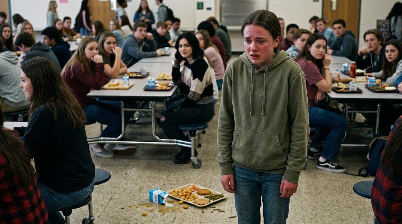 The sound of my lunch tray hitting the cafeteria floor still echoes.