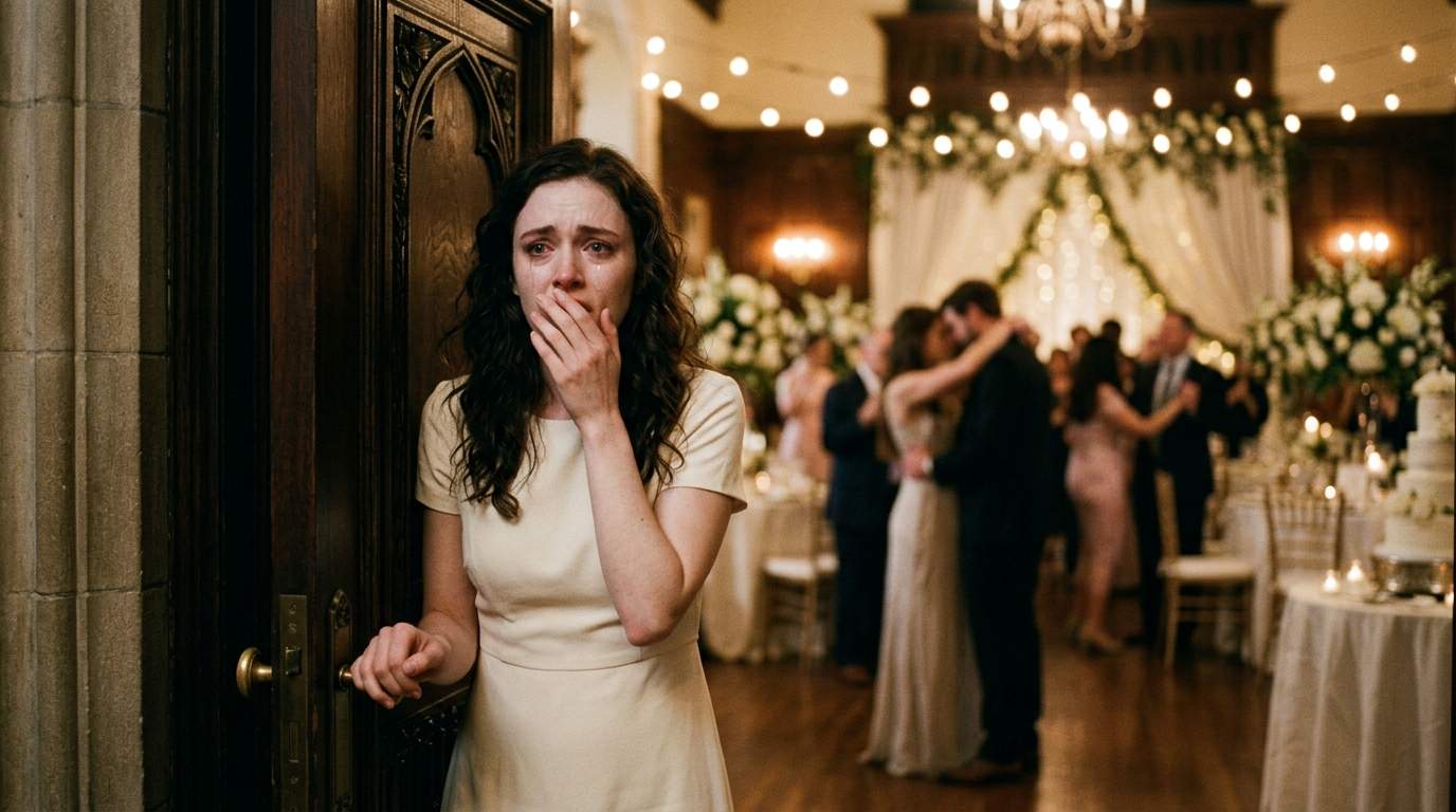 I saw my fiancé and best friend kissing at our wedding venue, two weeks before.