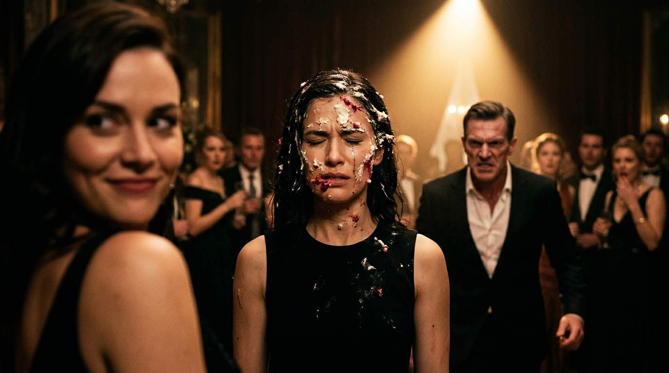 Hollywood Royalty Shocker: Cake Attack Exposes Billionaire's Secret At Elite Birthday Gala