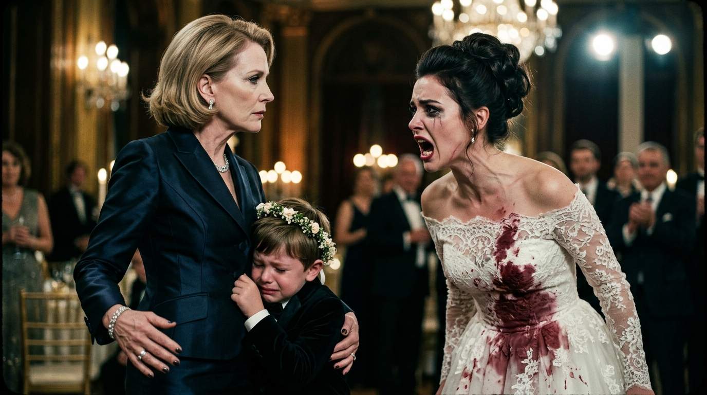 Bridal Fury Explodes: Gold Digger Bride Humiliates Child, Then Faces Shocking Takeover by Unseen Matriarch at Luxury Wedding Disaster