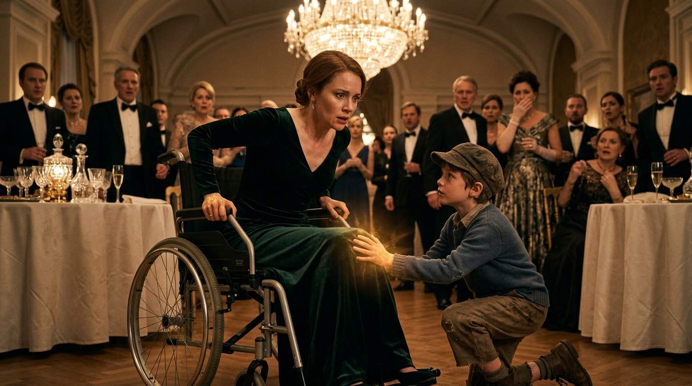 RAGGED BOY CRASHES BILLIONAIRE WEDDING, CLAIMS MIRACLE HEALING FOR DISABLED BRIDE, UNLOCKING A FORGOTTEN FAMILY SECRET!