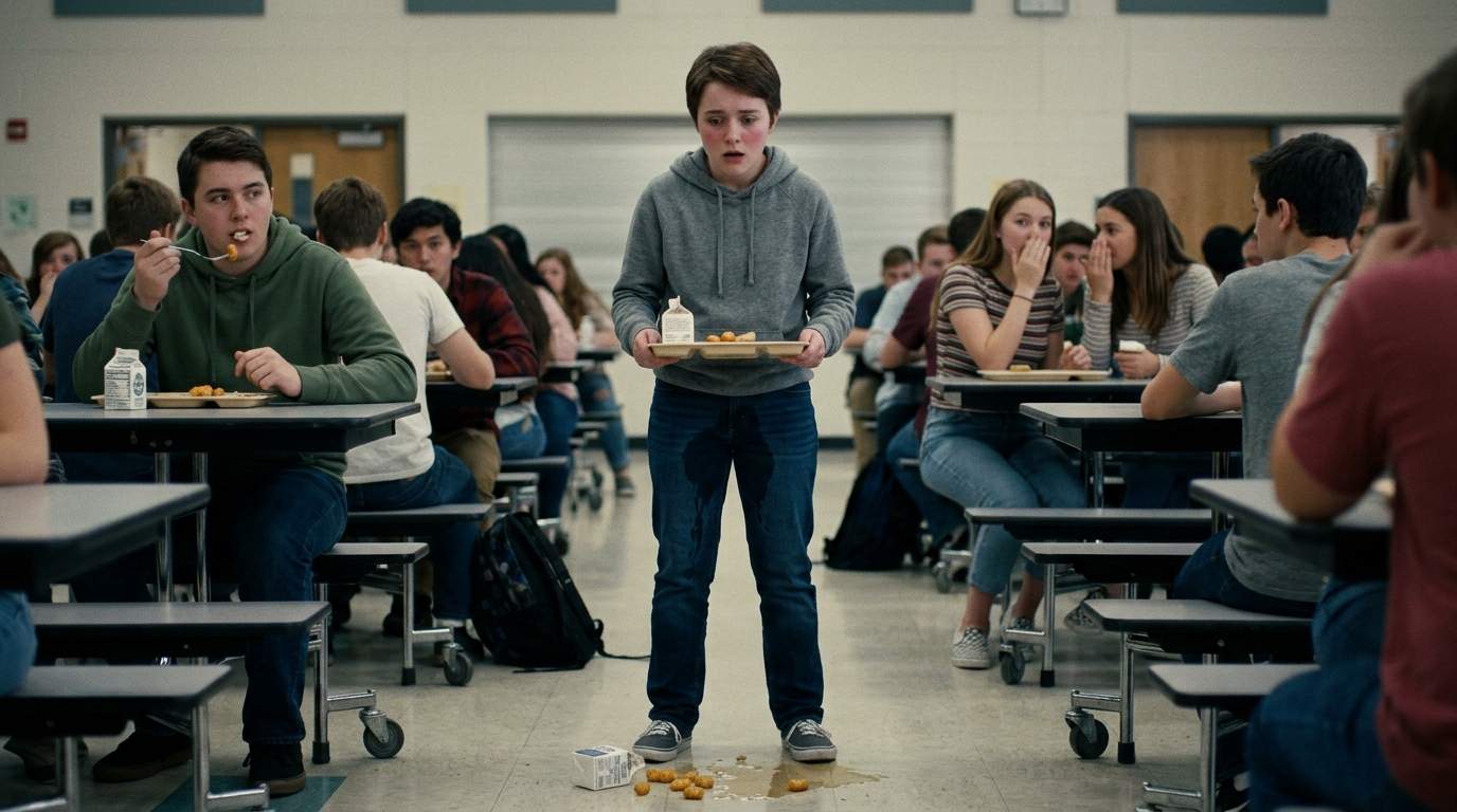 I still feel the milk dripping down my leg from the cafeteria.