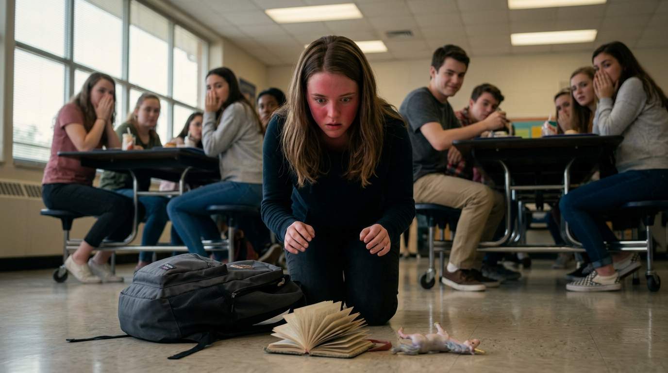The day my backpack swallowed me whole in the cafeteria