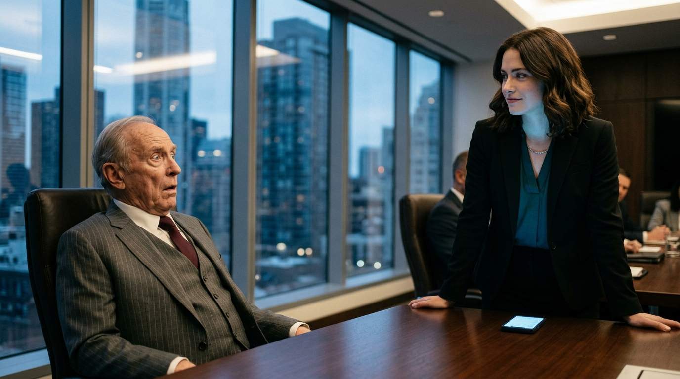 Corporate Drama Erupts: Arrogant Shareholder Fires CEO, Unaware of Shocking Boardroom Betrayal