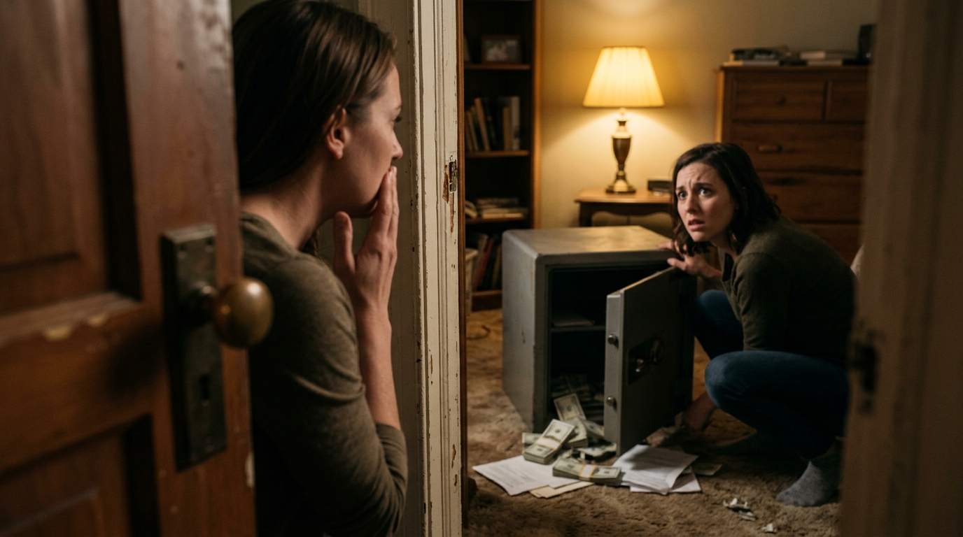 I walked in on my best friend emptying my dying mother's safe.