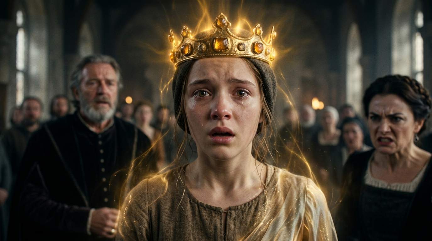 Ancient Crown Rejects Heiress Mid-Coronation: A Scullery Maid’s Unforeseen Destiny Sparks Royal Fury and Magical Uprising