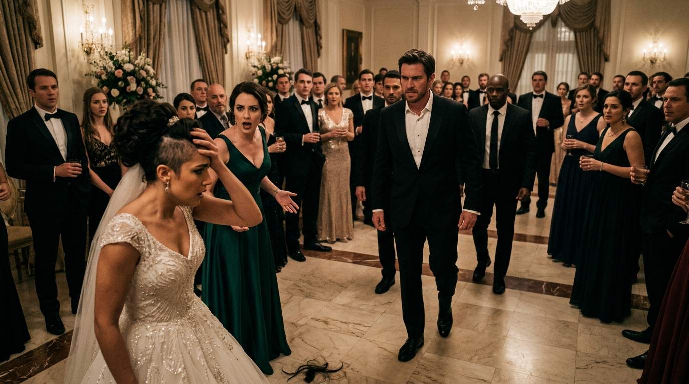 Billionaire Wedding SHOCKER: Ruthless Rival Exposes BRIDE'S Hidden Secret Mid-Ceremony By Cutting Her Hair!
