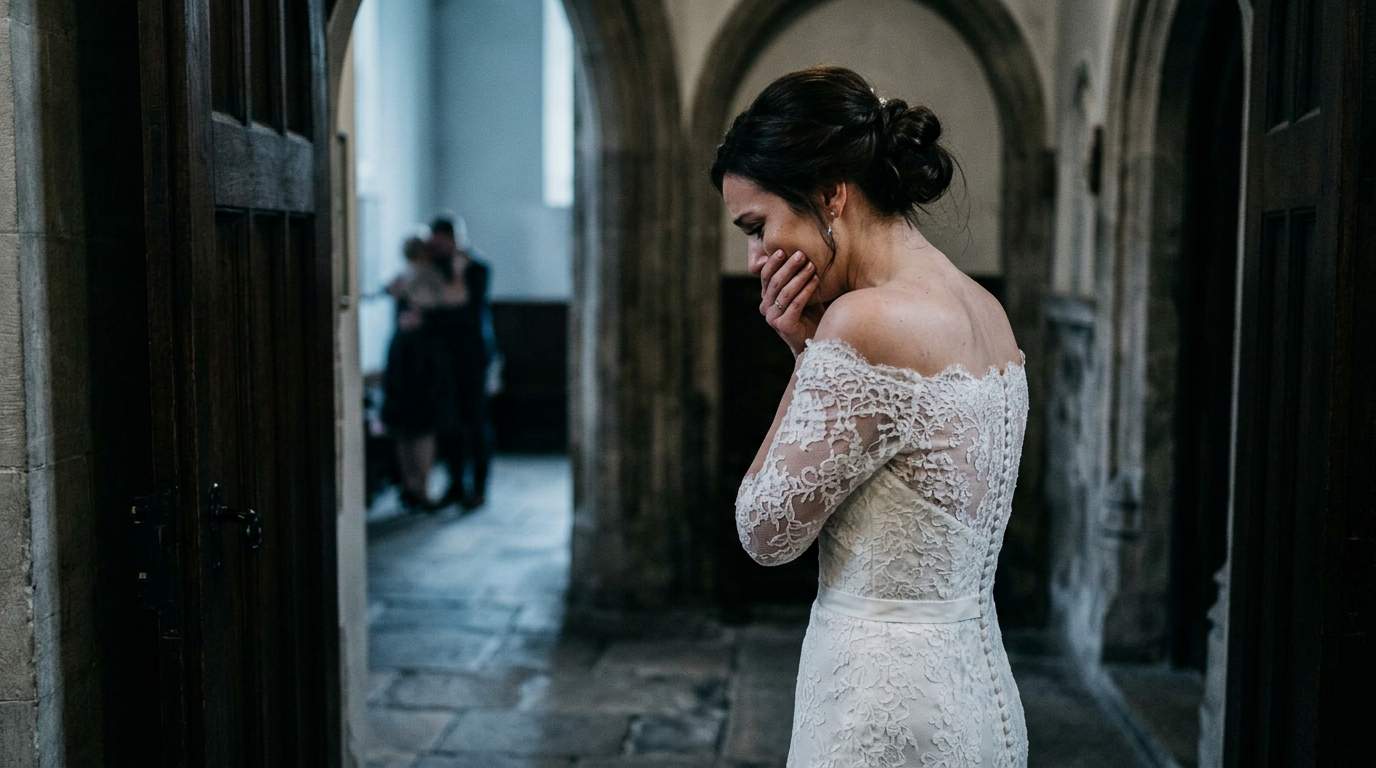 I saw my husband and my maid of honor making out in the church coatroom just minutes before our vows.