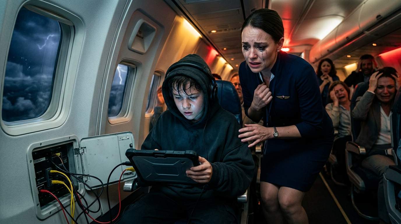 Viral Flight Disaster: 12-Year-Old Savior Emerges From Chaos as Airline Emergency Grips 30,000 Feet