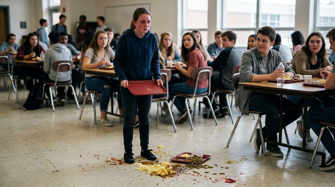 I still smell the ketchup from that cafeteria floor.