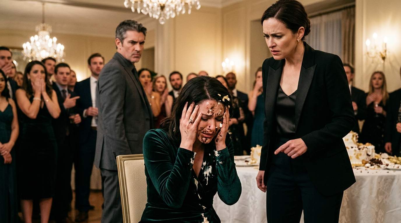 Luxury Birthday Party Explodes: Rising Star's Public Humiliation of Lead Actress Sparks Billionaire's Fury – The Truth Behind the Cake Smash Will Shock You.