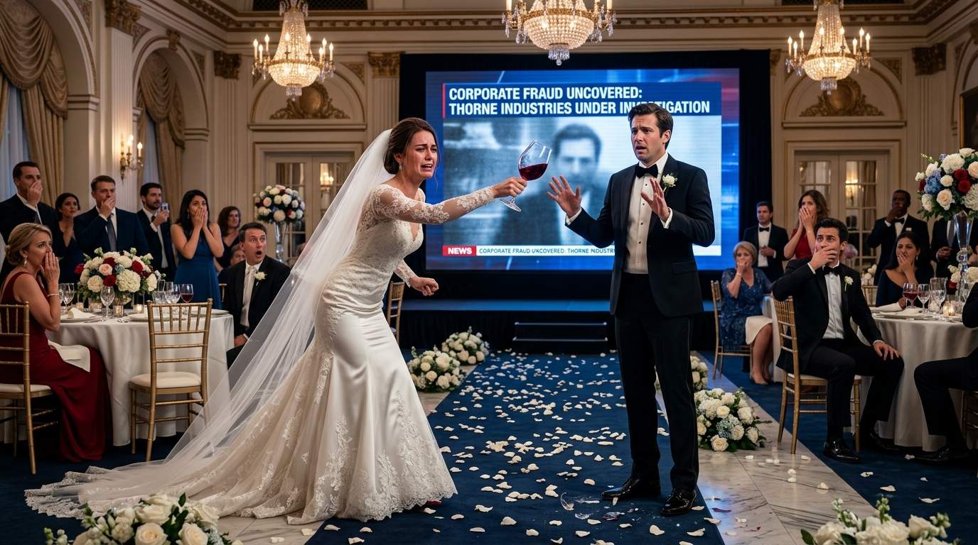 BILLIONAIRE HEIR'S Wedding EXPOSED! Socialite Bride Confronts Groom Over SHOCKING Corporate Deception Amidst Old-Money Scandal.