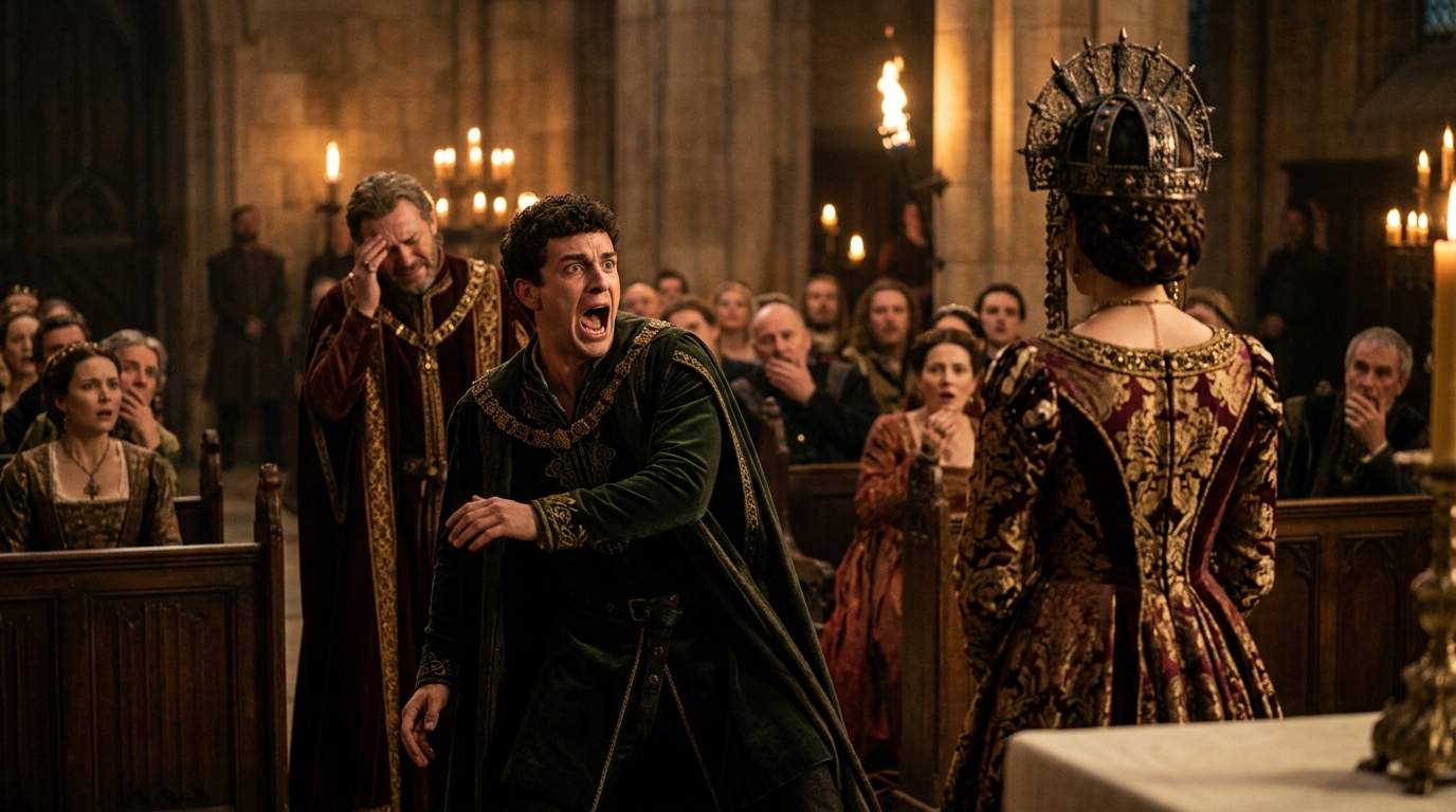 Royal Wedding Shocker: A Medieval Prince Unveils the Horrifying Truth of a Dark Pact and a Cursed Bride.