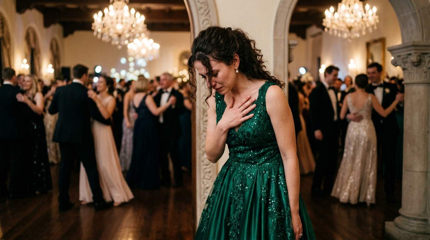 At the Grand Ball, my husband kissed my sister, then introduced her as his fiancée.