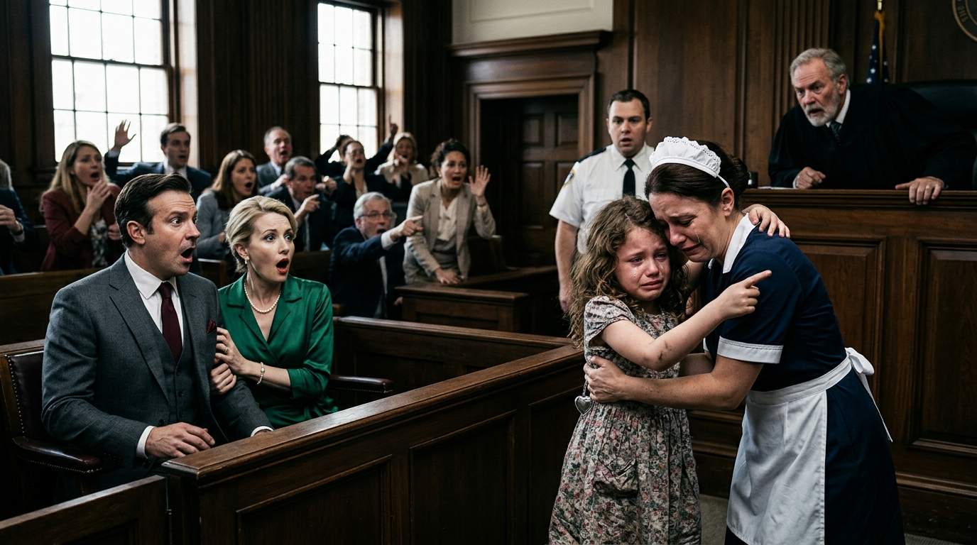8-Year-Old Daughter Exposes Wealthy Father's Vicious Plot, Sending Courtroom Into Chaos — A Family Betrayal, Courtroom Drama, Child Witness Saga