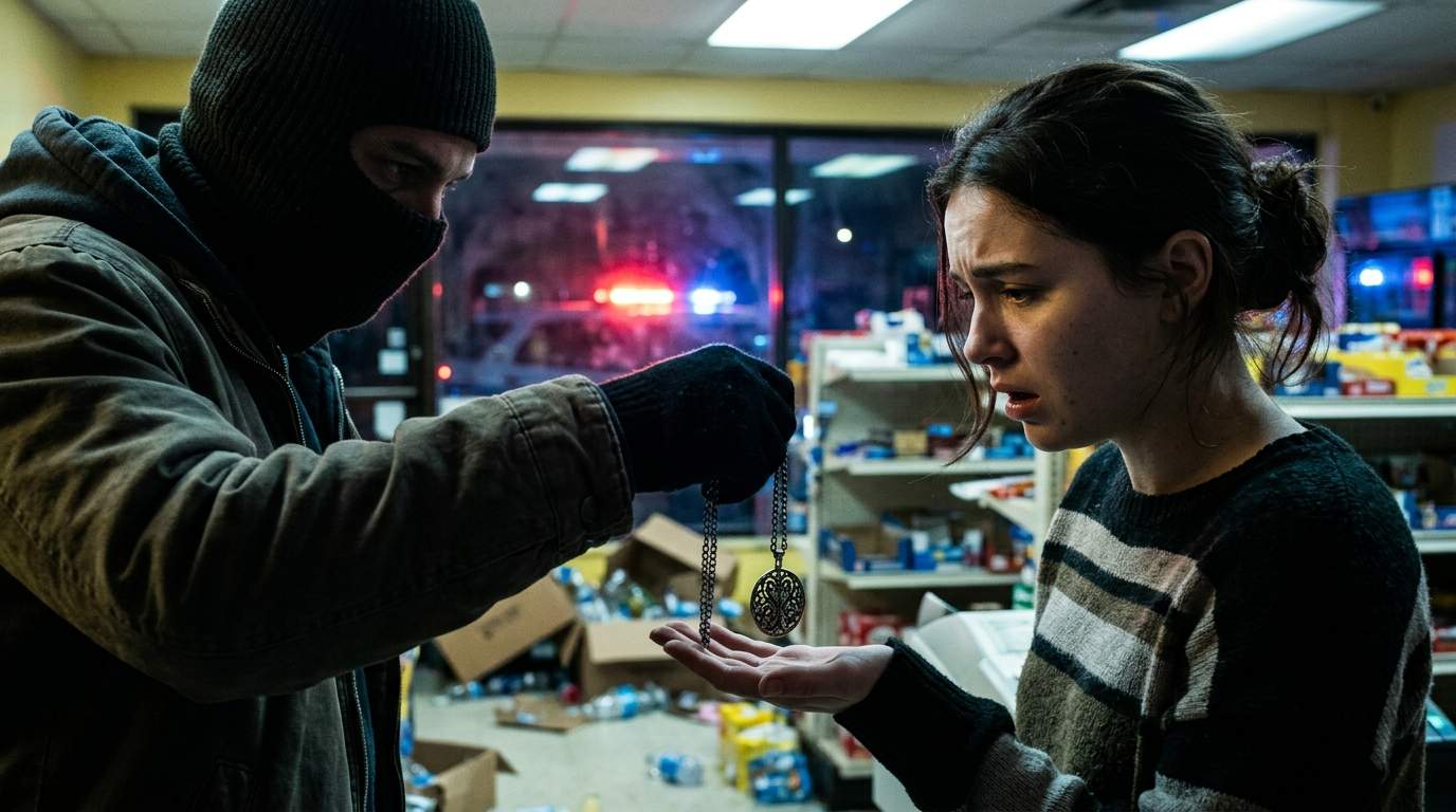Midnight Robbery Takes SHOCKING Turn: Thief Recognizes Mysterious Necklace, Exposing a Dark Past Secret