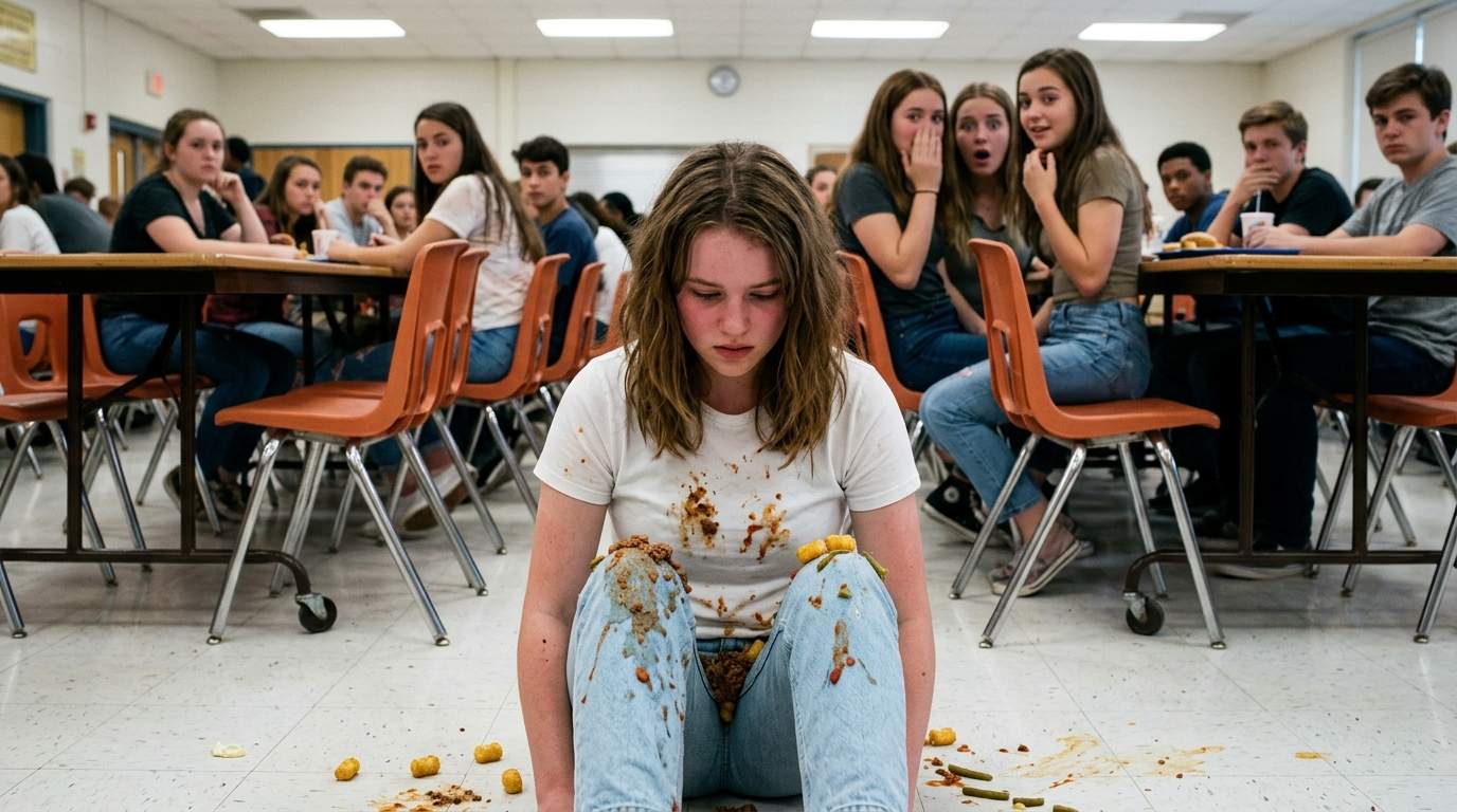 I still feel the humiliation from that spilled lunch tray.