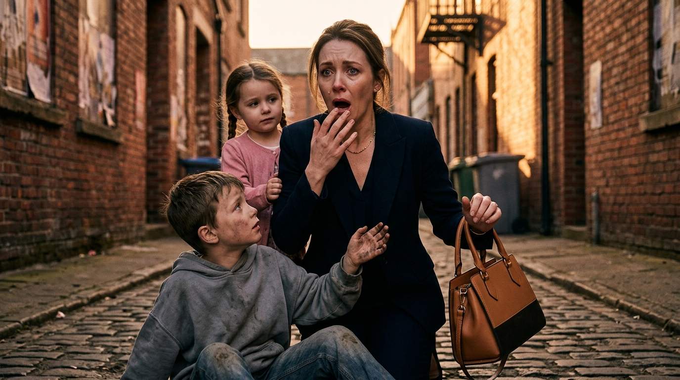 Socialite's PAST EXPOSED: Homeless Boy's Shocking Revelation Stuns Elite Mother in Public Alley! (Family Secrets, Abandonment Trauma, Socialite Scandal)
