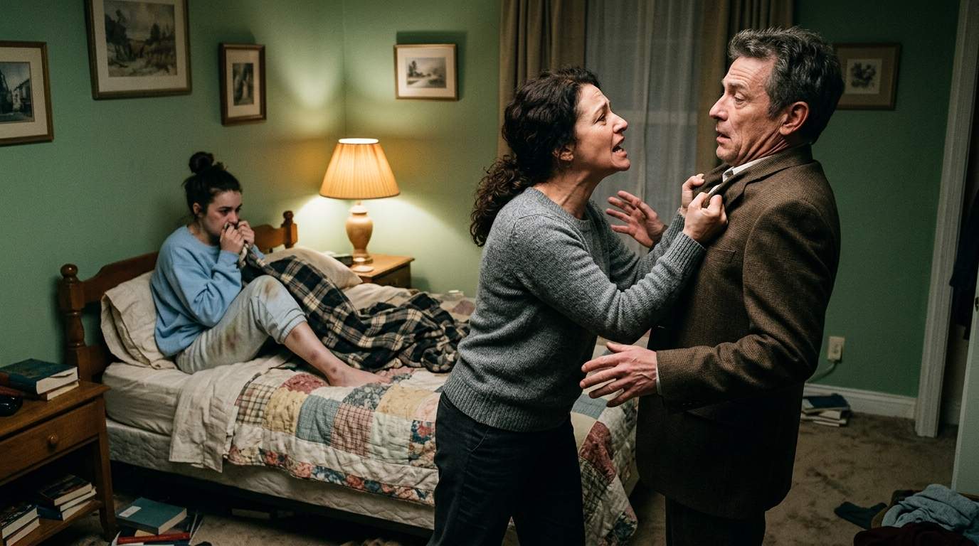 Pregnant Daughter's Bruises Uncover Brutal Family Secrets, Igniting a Domestic Mystery.
