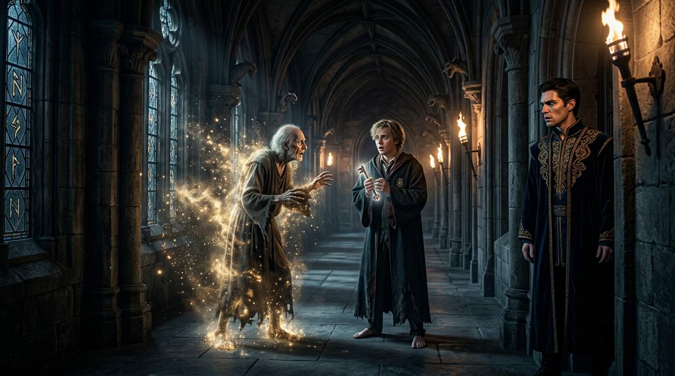 New Student's Midnight Encounter Reveals Magic Academy Secrets And A Deadly Ancient Artifact He Never Asked For!