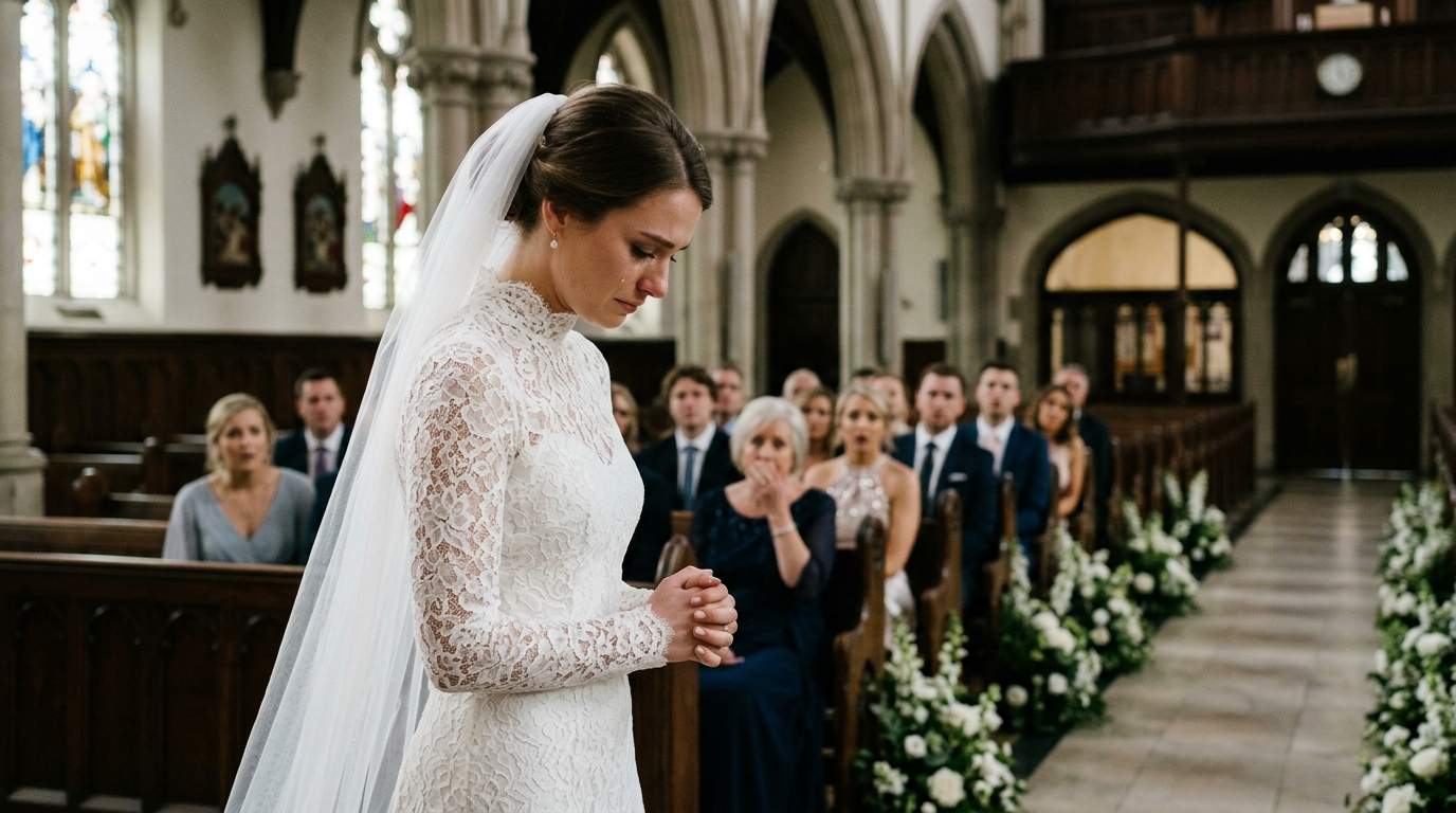 The moment his secret daughter ran down the aisle, my wedding shattered.