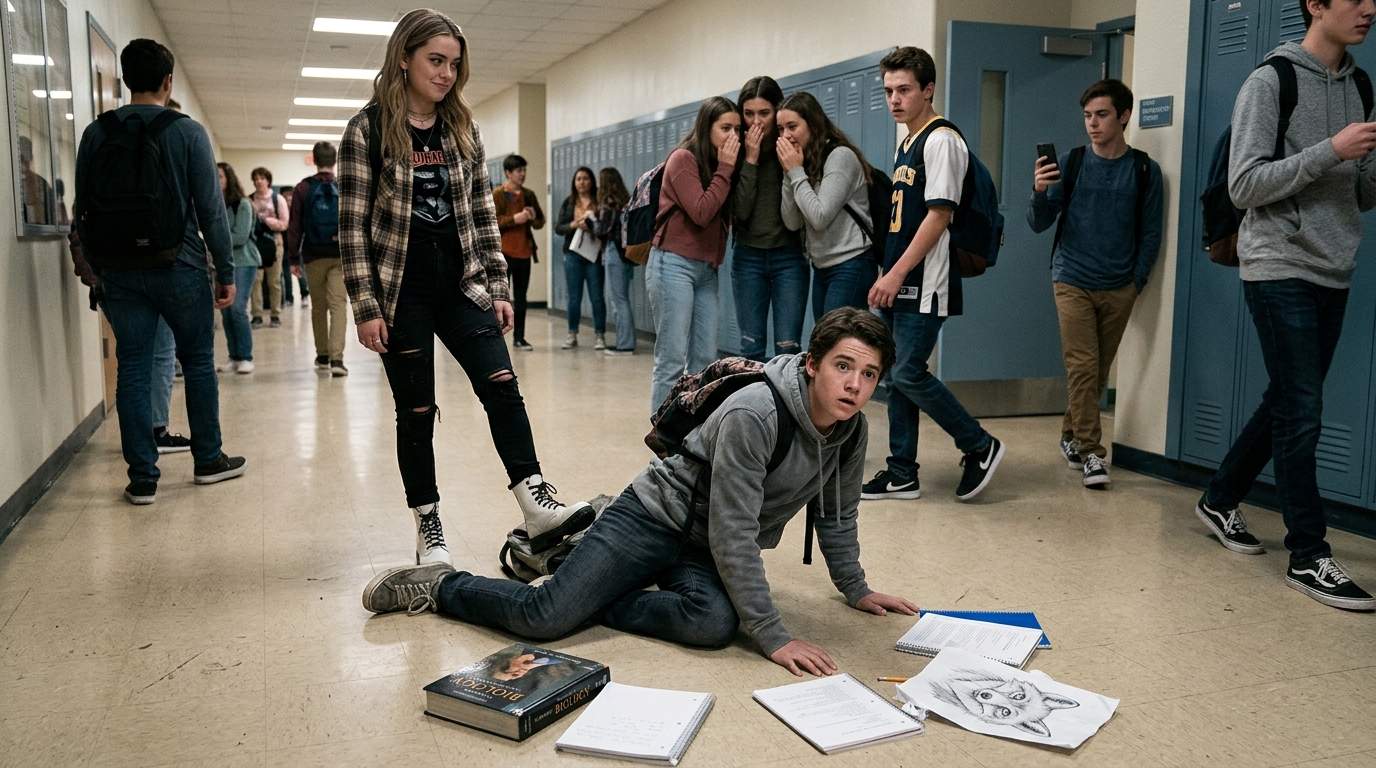 I still see my homework scattered across the main hallway floor.