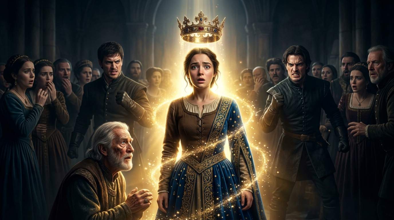 The Sentient Magic Crown Rejected the Prince, Choosing a Hidden Maid and Unveiling a Royal Destiny with a Shocking Ancestral Twist!
