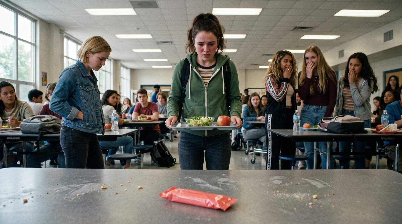 I still remember the silence when my tampons spilled in the cafeteria.