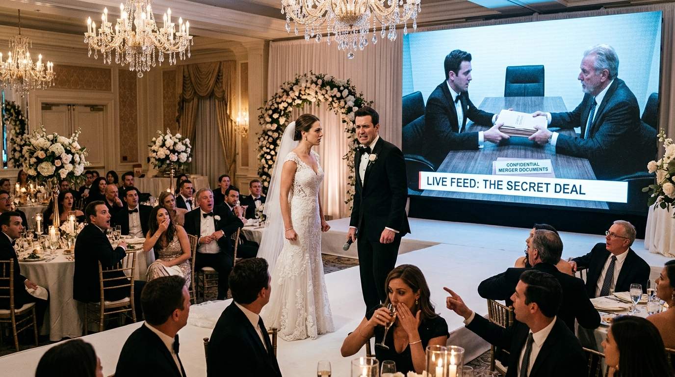 Billionaire Wedding Scandal: Groom's Secret Corporate Betrayal Unveiled Live, Rocking Old-Money Empire