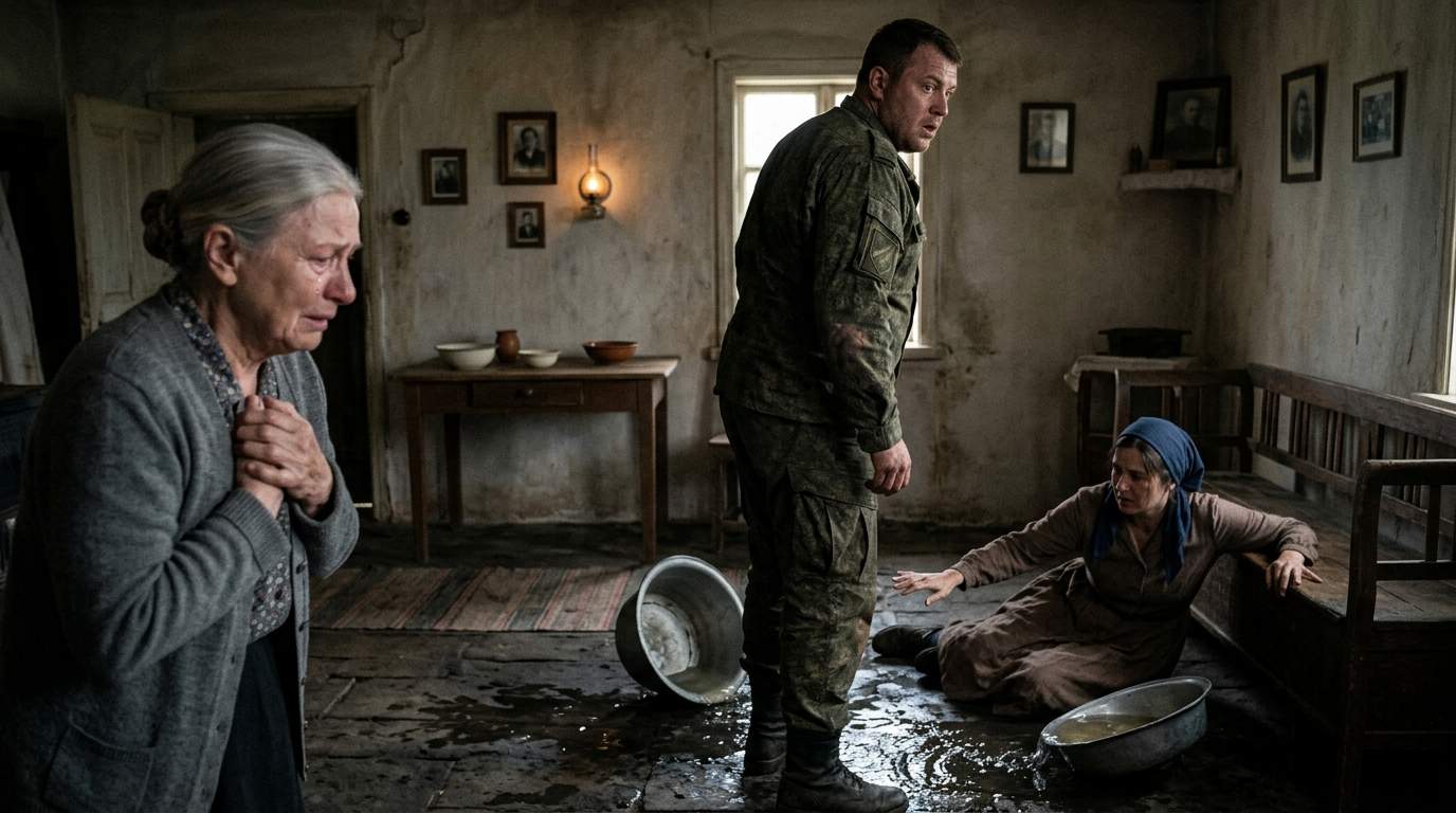 Soldier Returns Home to Witness Wife Force Mother-in-Law to Drink Filthy Water: A Home Drama Unveiling Shocking Family Secrets