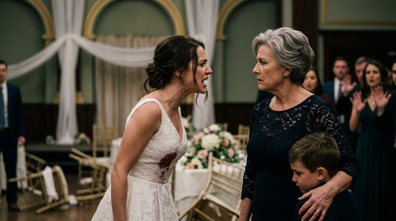 Bride's Lavish Wedding Descends Into Absolute CHAOS After Terrified Child Exposes Her Family's Billion-Dollar FRAUD!