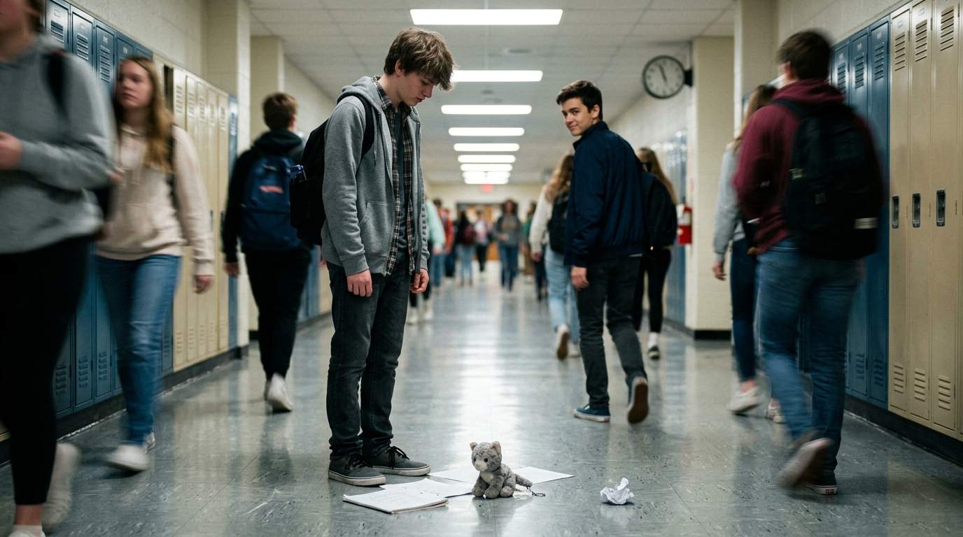 The way my backpack spilled in front of everyone still burns.