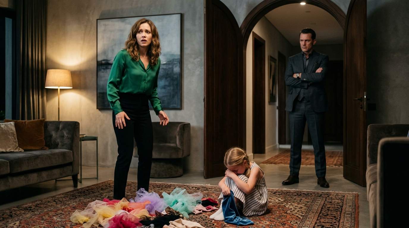 Millionaire Dad Catches Stepmom Tearing Daughter's Heirloom Dress: The Family Secret Revealed