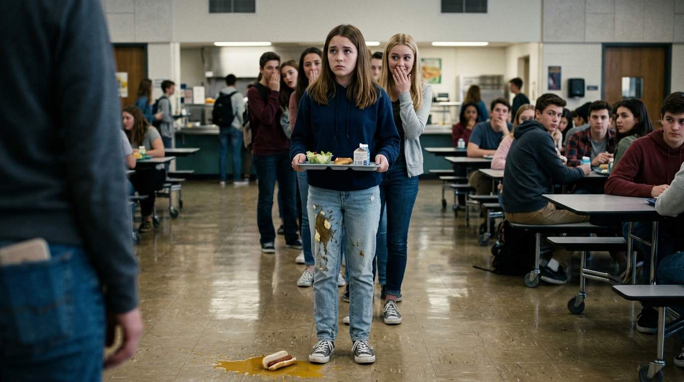 I still see the cafeteria floor, even after all these years.