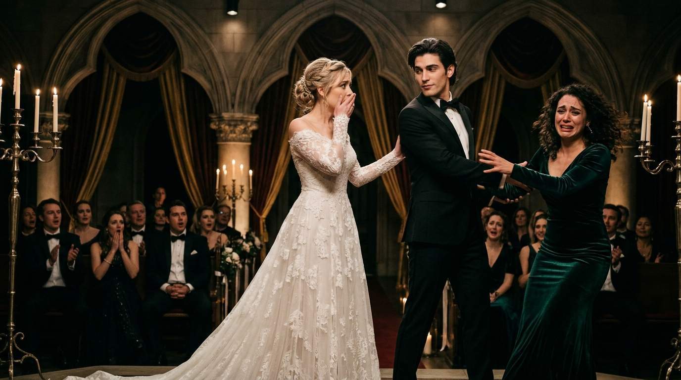 High Society Wedding Scandal: Dark Secret Explodes, Leaving Bride Stunned at Altar.