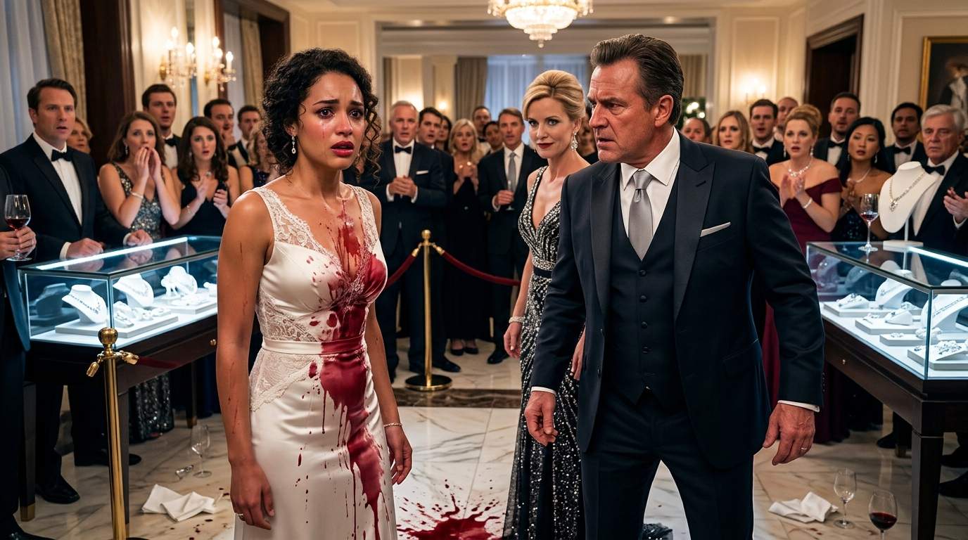 Luxury Jewelry Gala Explodes: Heiress's Red Wine Attack Unveils Tycoon's Dark Obsession