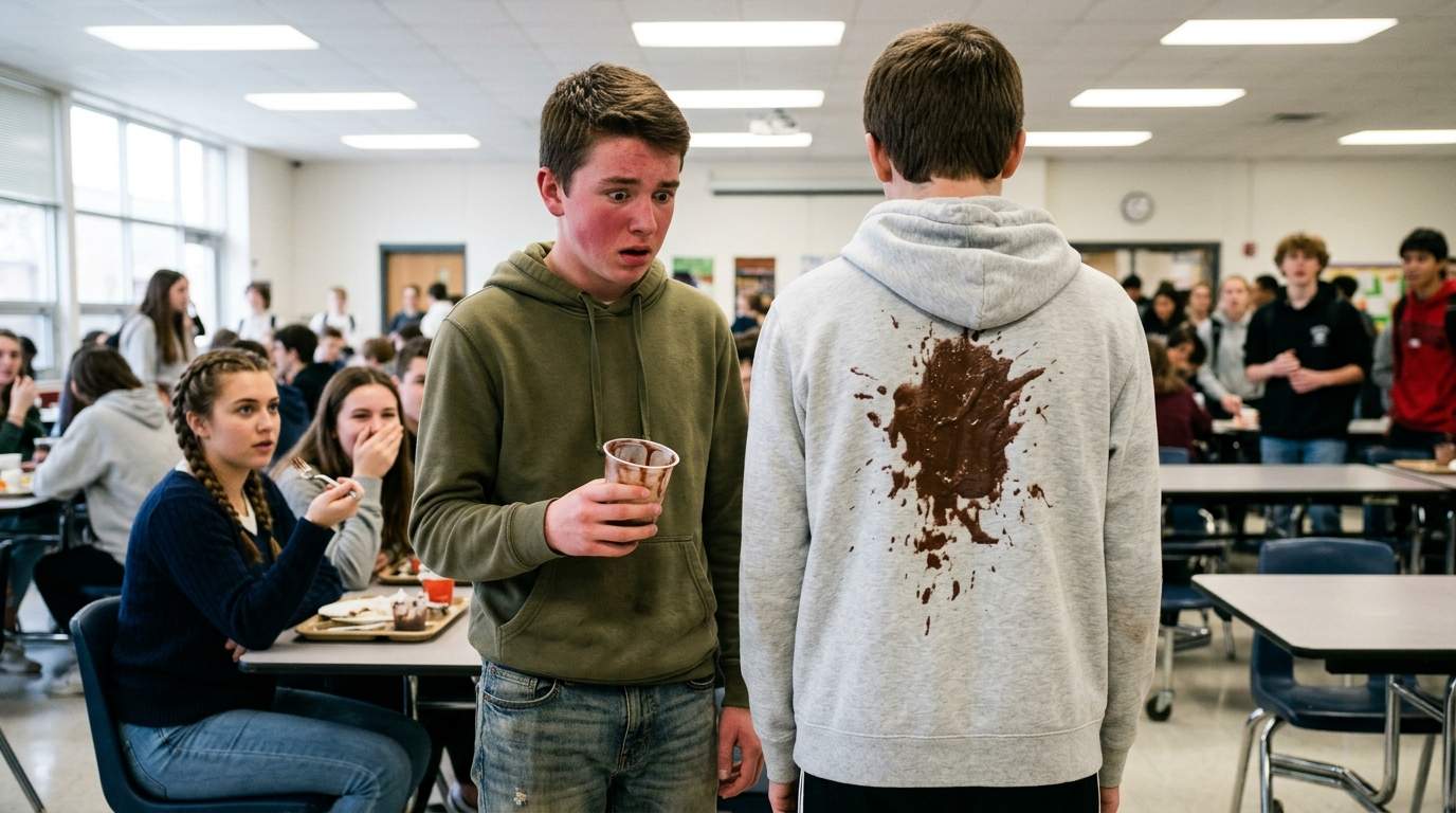 That chocolate pudding spill in the cafeteria still haunts me.