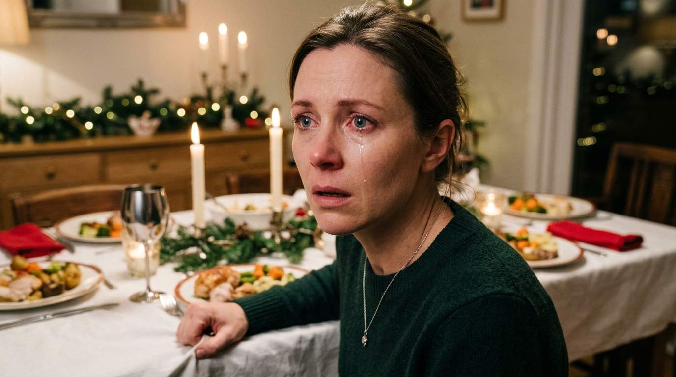 Christmas dinner exploded when my sister-in-law revealed my husband's shocking affair.