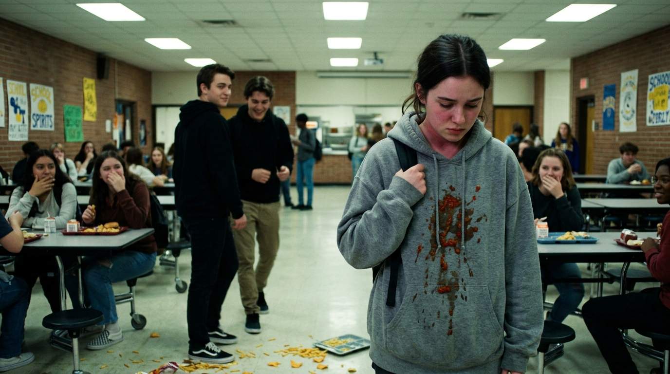 The Day My New Hoodie Became a Cafeteria Stain
