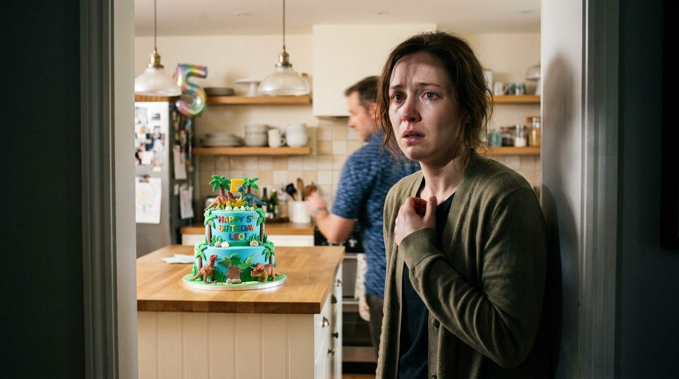 I caught my own mother spitting on my daughter's birthday cake moments before the party started.