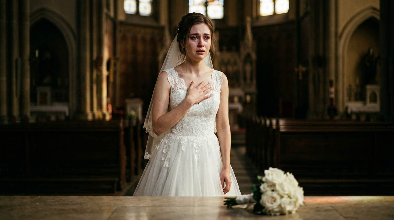 My wedding day shattered when a child called my fiancé 'Daddy' at the altar.