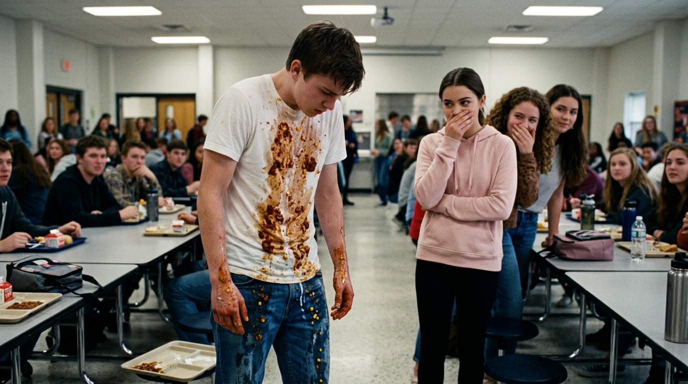 I still remember the smell of cafeteria chili on my jeans.