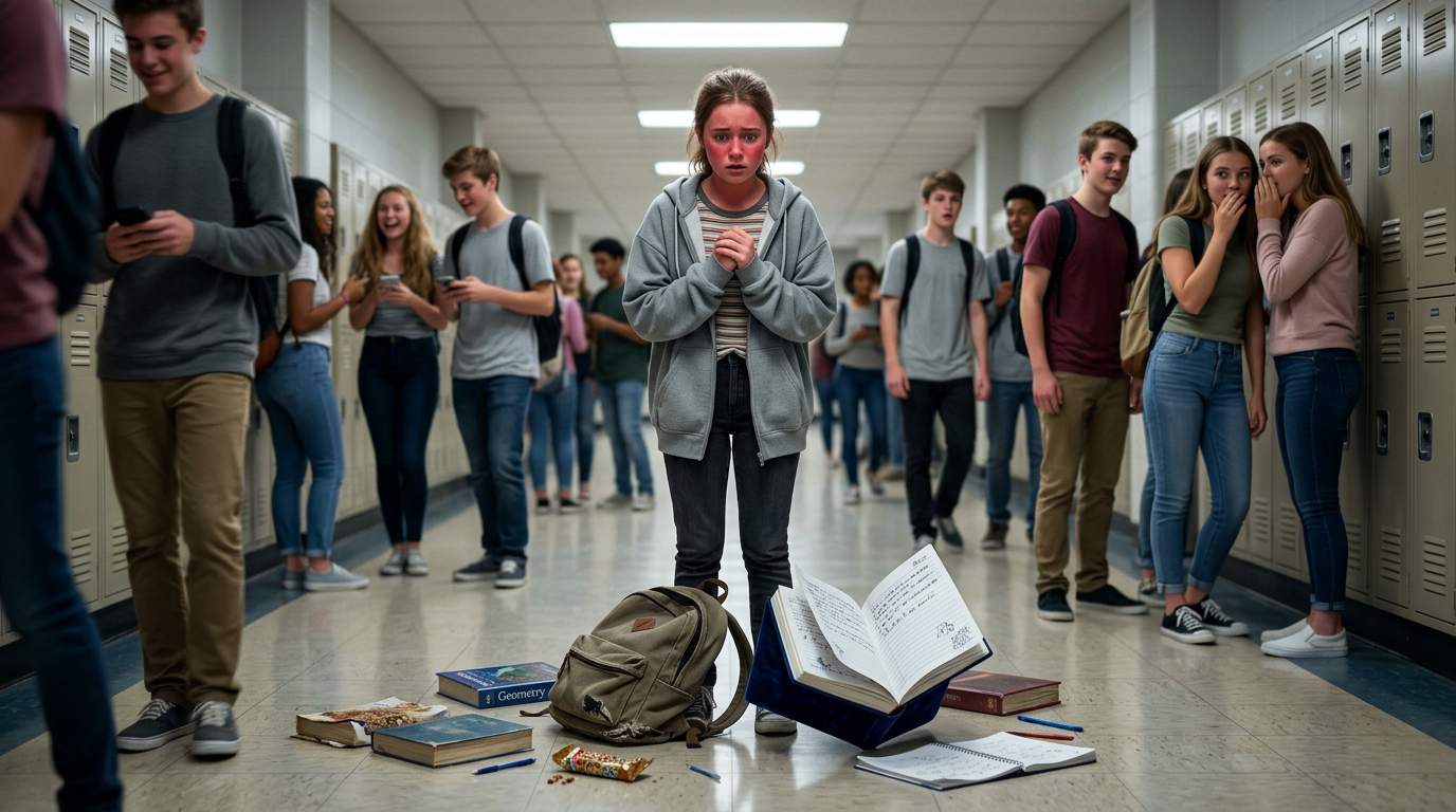 I still think about the day my diary spilled in the main hall.