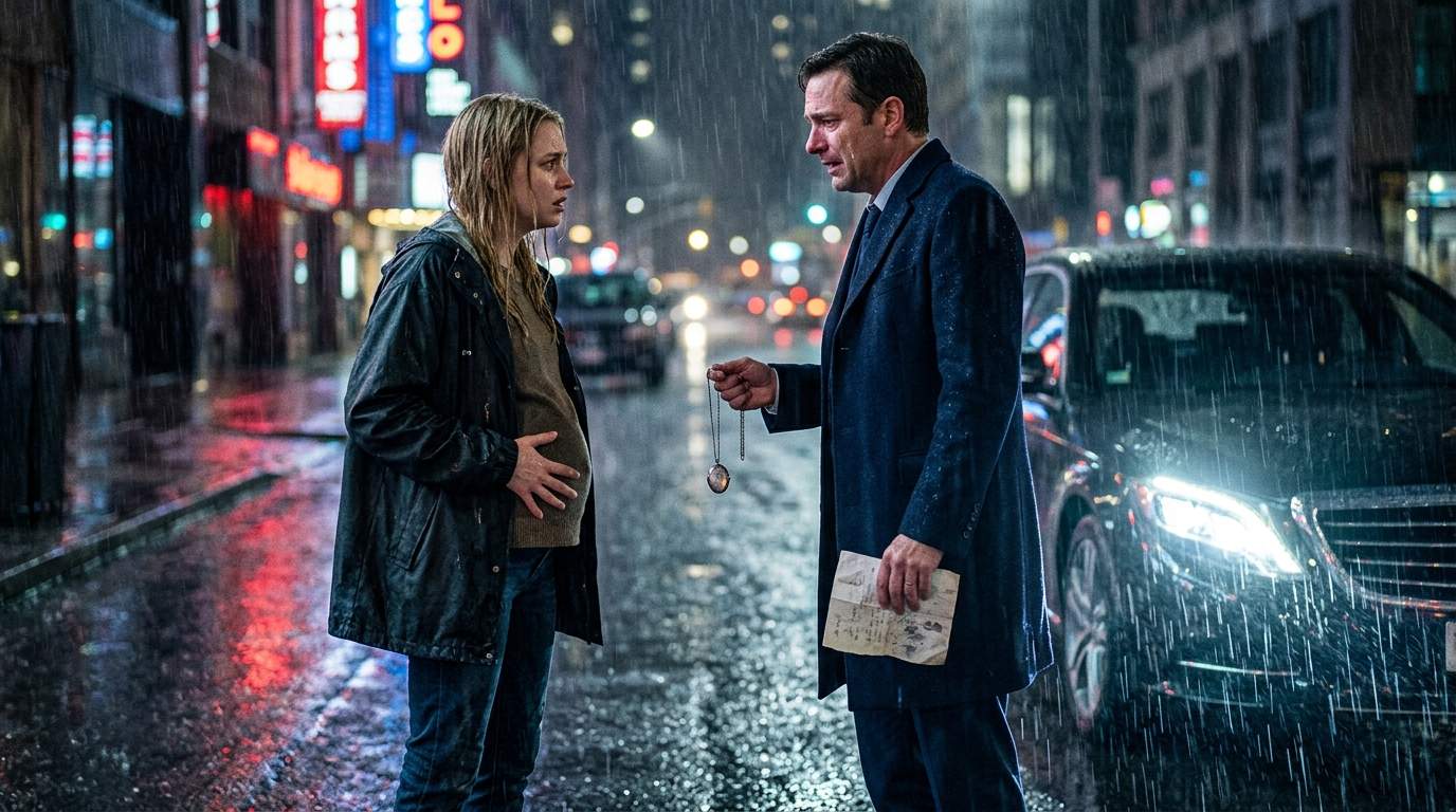 Billionaire's Shock: A Rain-Soaked Alley Reveals a Decades-Old Family Secret and His Lost Daughter Amidst a Downpour of Threats. Billionaire Confronted with His Past!